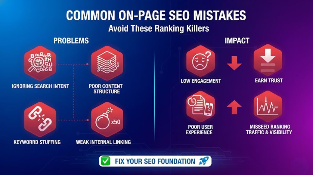 On-Page SEO Mistakes Businesses Commonly Make