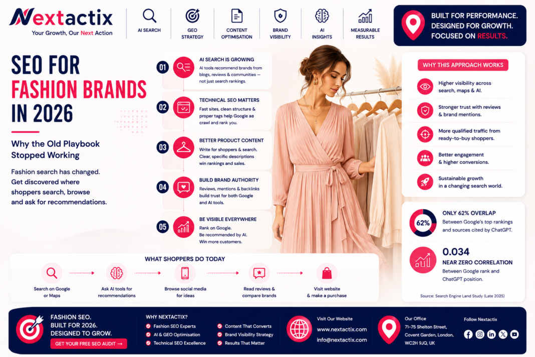 SEO for fashion brands 2026