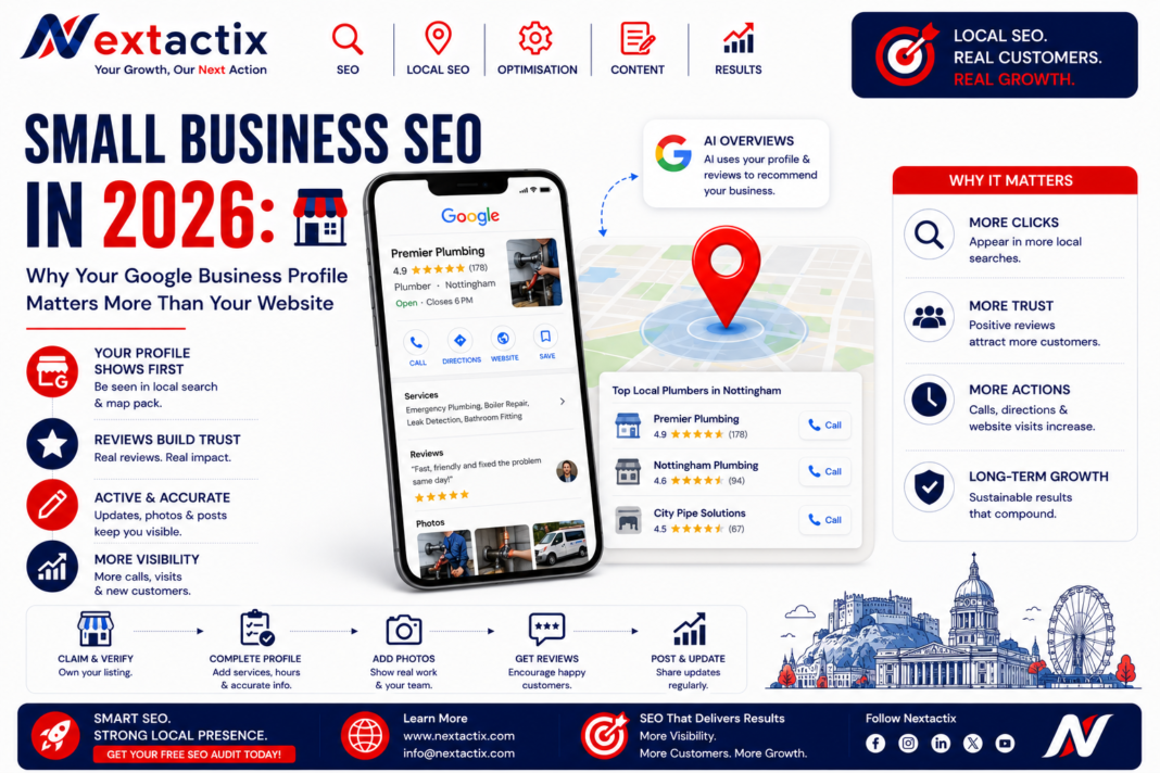 Small Business SEO 2026- GBP Now Matters More Than Site