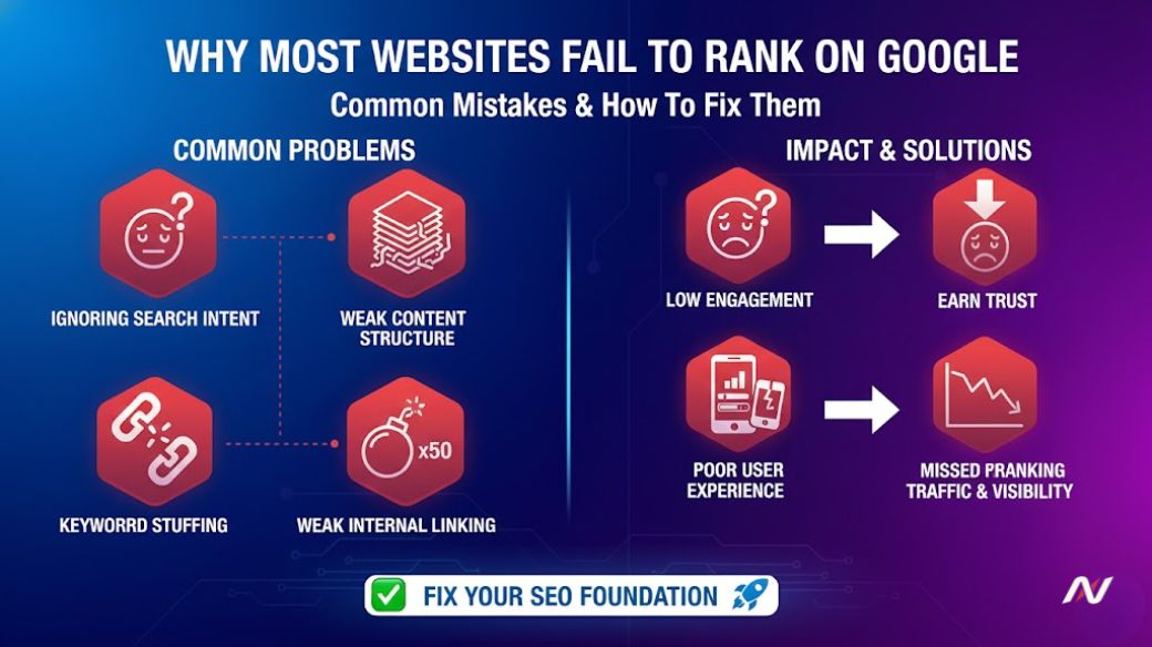 Why Most Websites Fail to Rank on Google