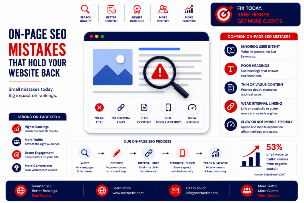 on page seo mistakes