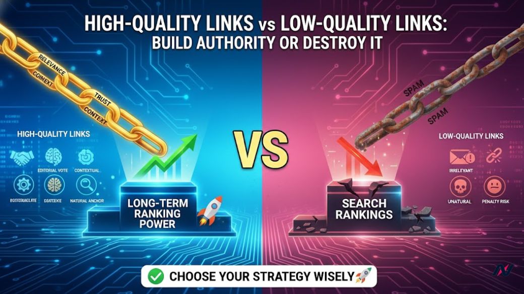 High-Quality Links vs Low-Quality Links