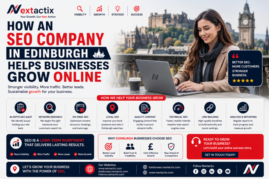 How an SEO Company in Edinburgh Helps Businesses Grow Online