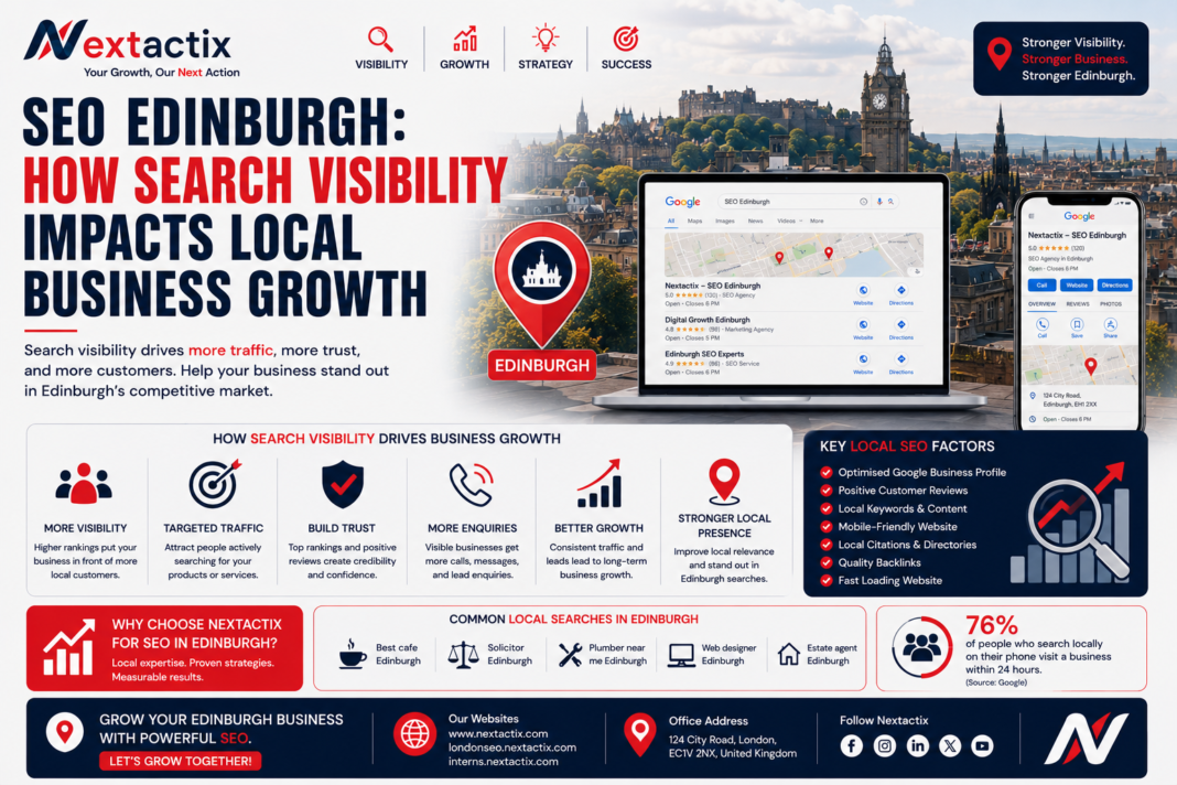 SEO Edinburgh: How Search Visibility Impacts Local Business Growth