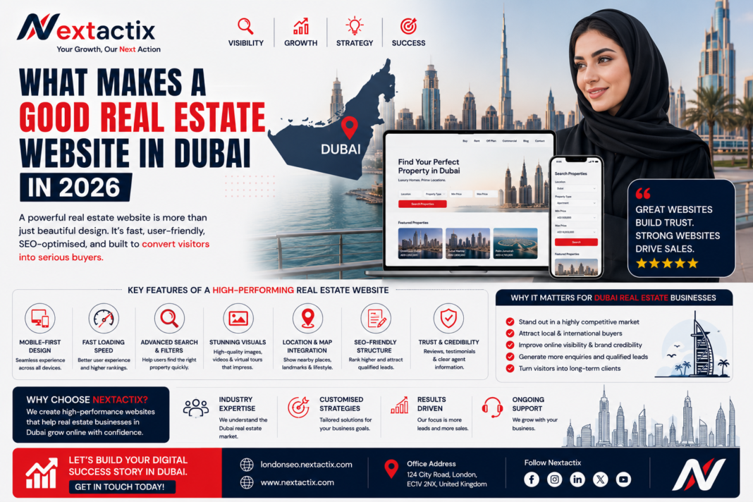 What Makes a Good Real Estate Website in Dubai in 2026