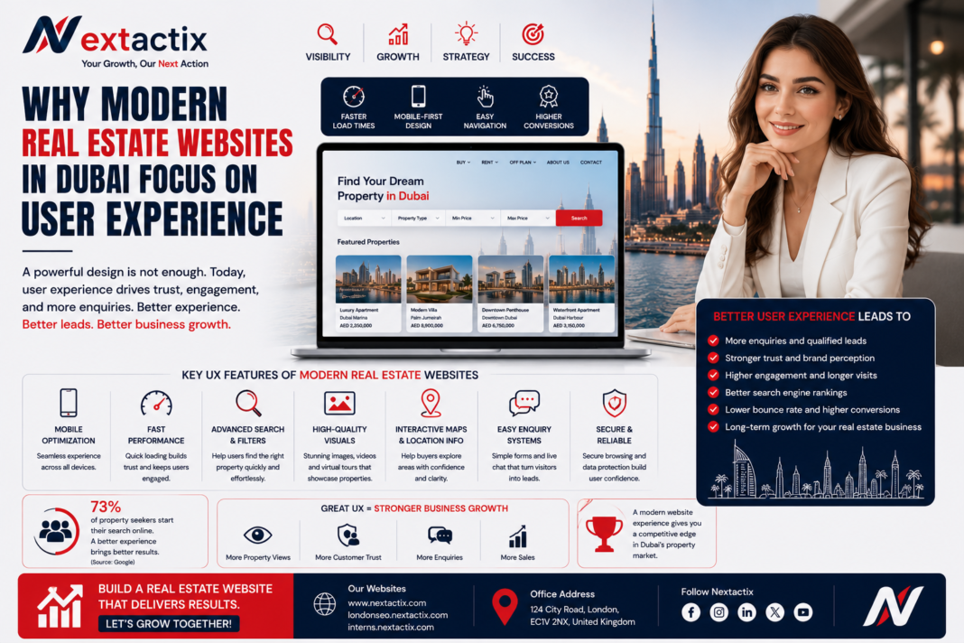 Why Modern Real Estate Websites in Dubai Focus on User Experience