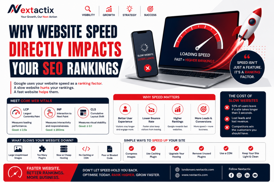Why Website Speed Directly Impacts Your SEO Rankings