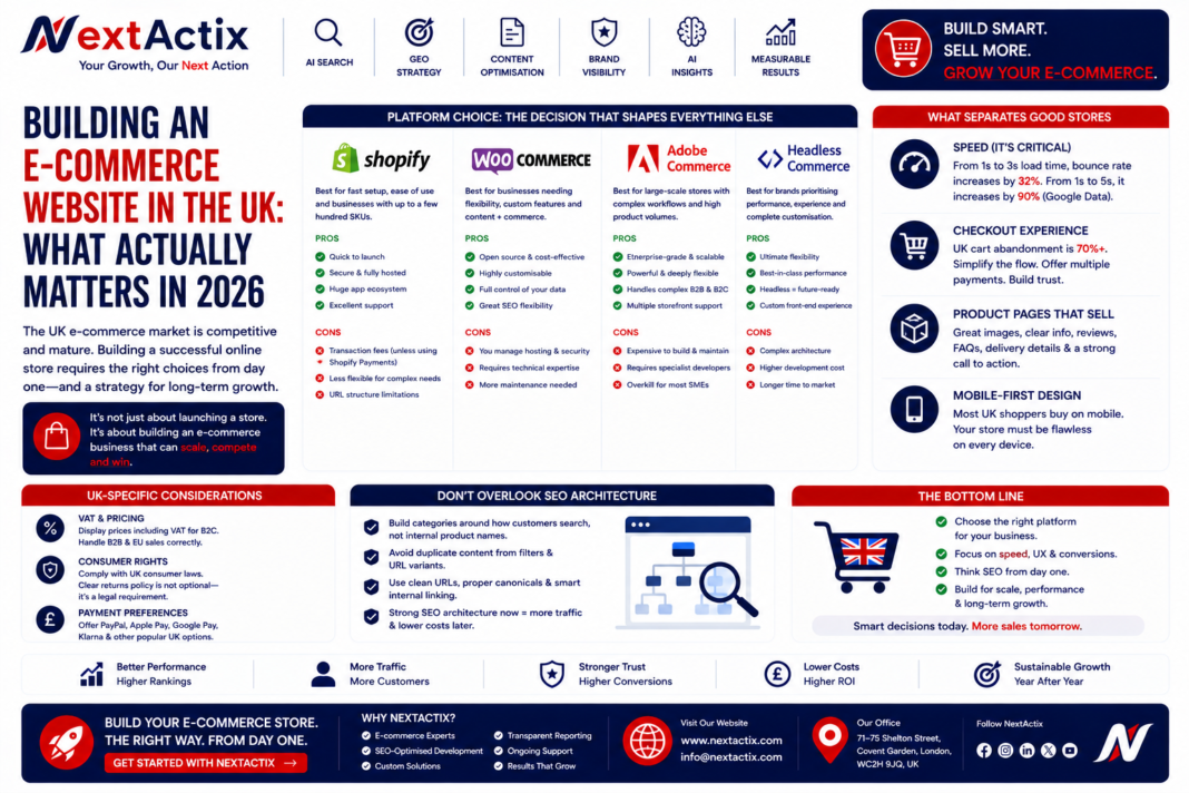 Ecommerce website development UK