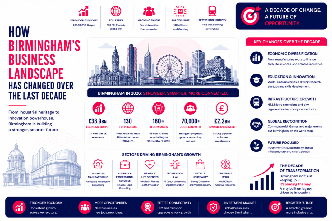 Birmingham business landscape changed