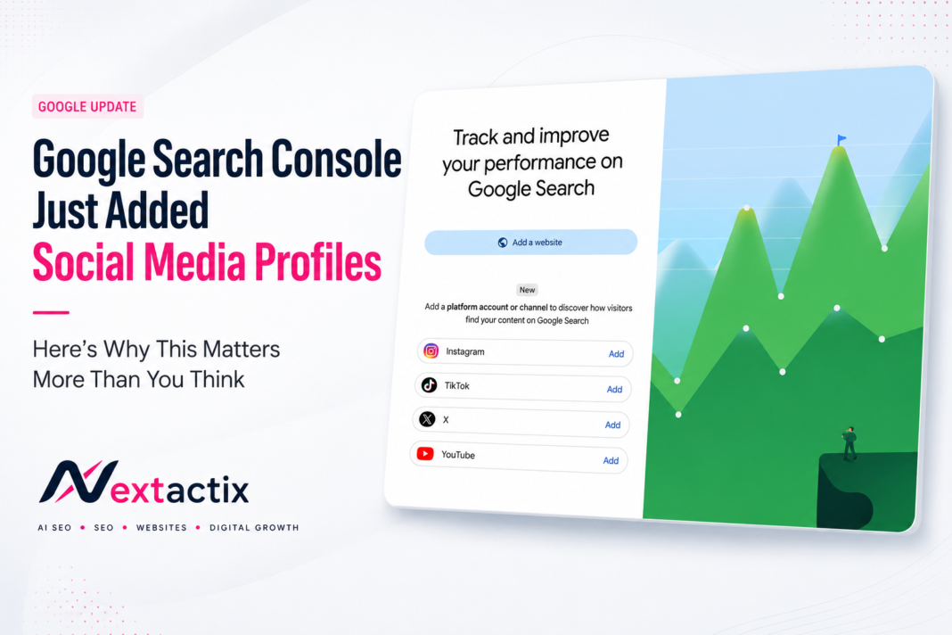 Google Search Console Just Added Social Media Profiles