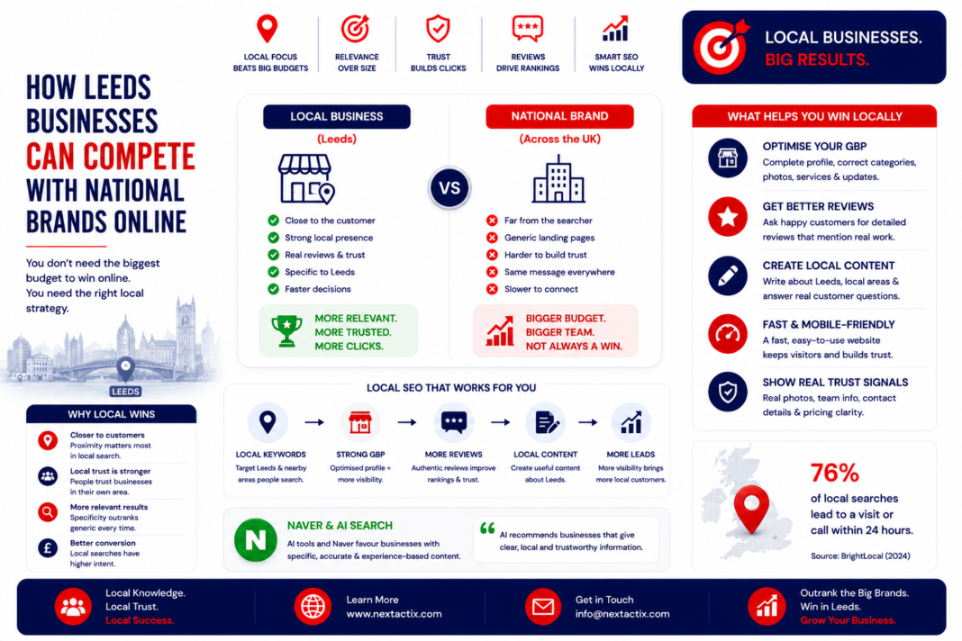 How Leeds Businesses Can Compete with National Brands Online