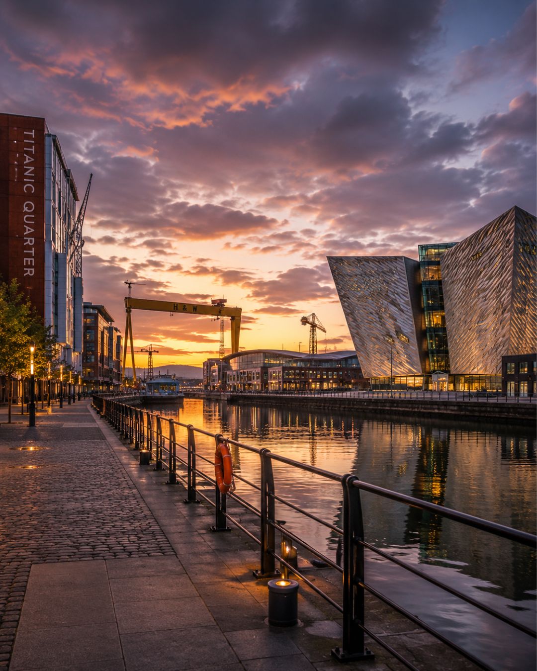 Titanic Quarter waterfront — placeholder image