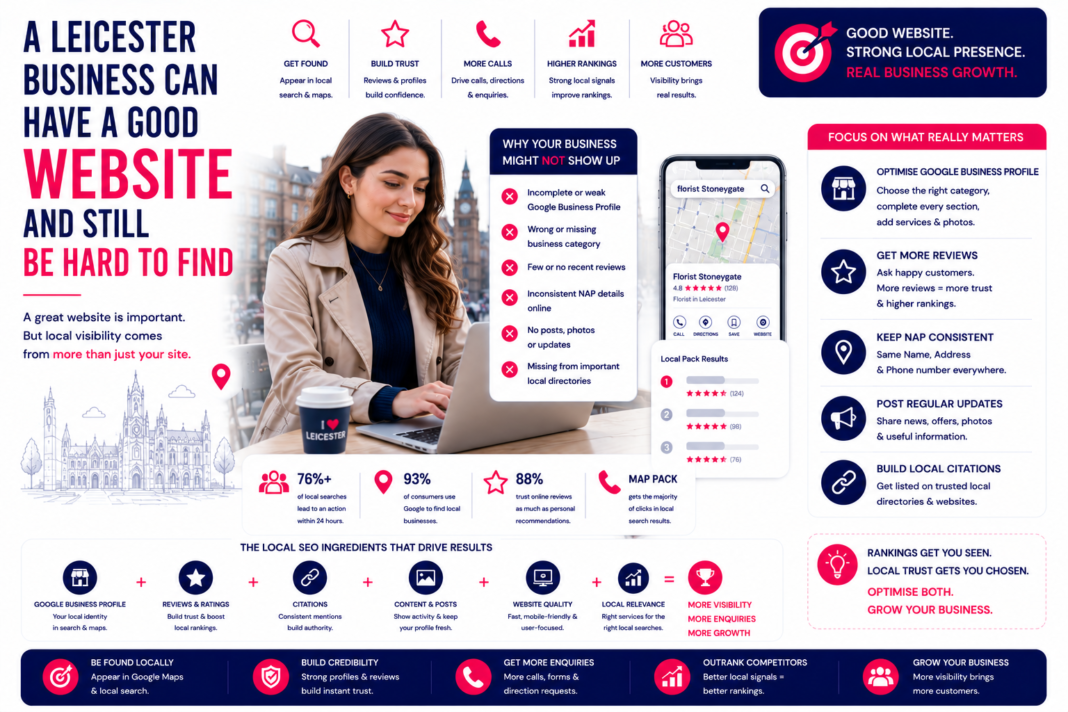 Leicester business website SEO